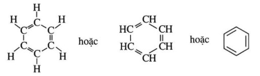 Công thức cấu tạo của Benzen C6H6