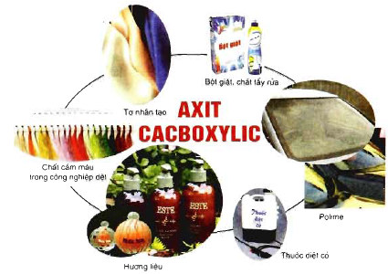 Ứng dụng của axit cacboxylic