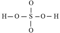 Công thức lewis của H2SO4 b2