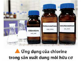 Ứng dụng của Halogen Chlorine trong sản xuất dung môi hữu cơ Hoá 10 bài 17