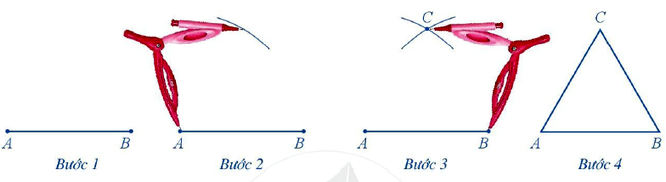 Cách vẽ tam giác đều Toán 6