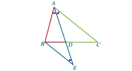 Định lý đường phân giác của tam giác