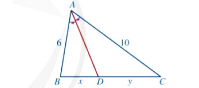 Vận dụng tính chất đường phân giác trong tam giác