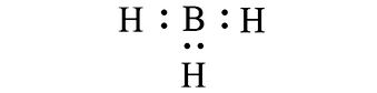 Công thức electron của BH3