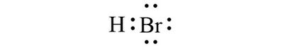 Công thức electron của HBr
