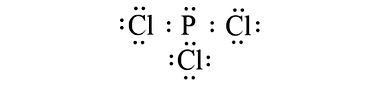 Công thức electron của PCl3
