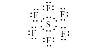 Công thức electron của SF6