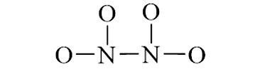 Công thức lewis của N2O4